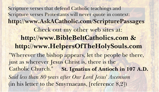 AskACatholic Card - Back